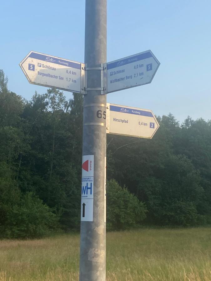 Pension-Ferienwohnung Liesbachtal Direkt Am Waldrand Bayerische Rhoen 쇼나우엔더브렌드 외부 사진