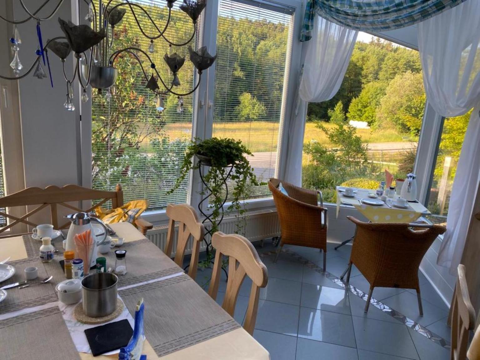 Pension-Ferienwohnung Liesbachtal Direkt Am Waldrand Bayerische Rhoen 쇼나우엔더브렌드 객실 사진
