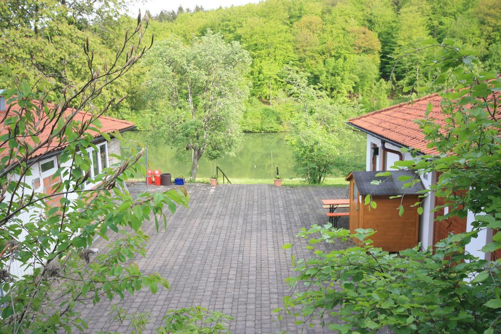 Pension-Ferienwohnung Liesbachtal Direkt Am Waldrand Bayerische Rhoen 쇼나우엔더브렌드 외부 사진